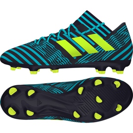 Cizmele de fotbal adidas Nemeziz 17.3 Fg M albastru marin