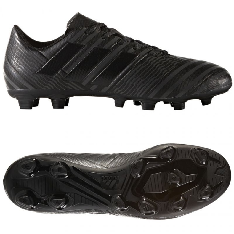 Ghete de fotbal Adidas Nemeziz 17.4 negru