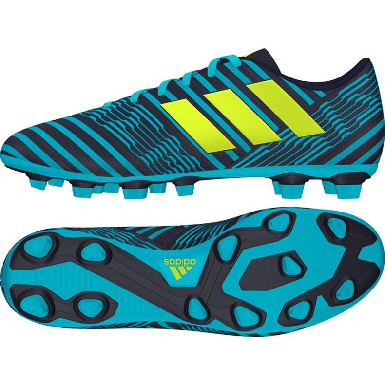 Ghete de fotbal Adidas Nemeziz 17.4 albastru