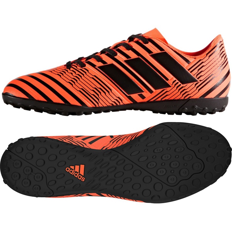 Ghete de fotbal Adidas Nemeziz 17.4 Tf M S76979 portocale portocale