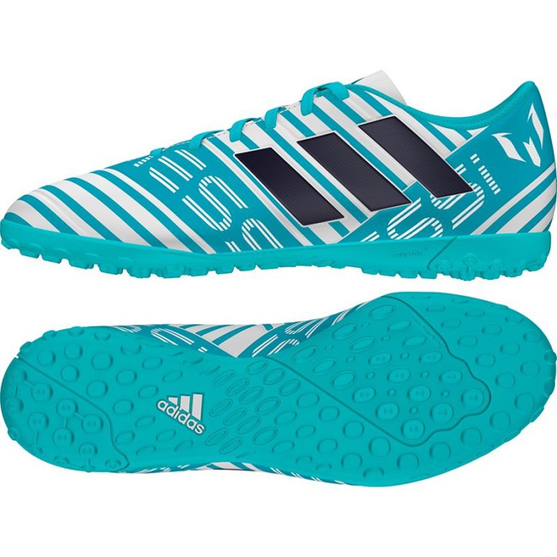 Ghete de fotbal Adidas Nemeziz Messi 17.4 albastru