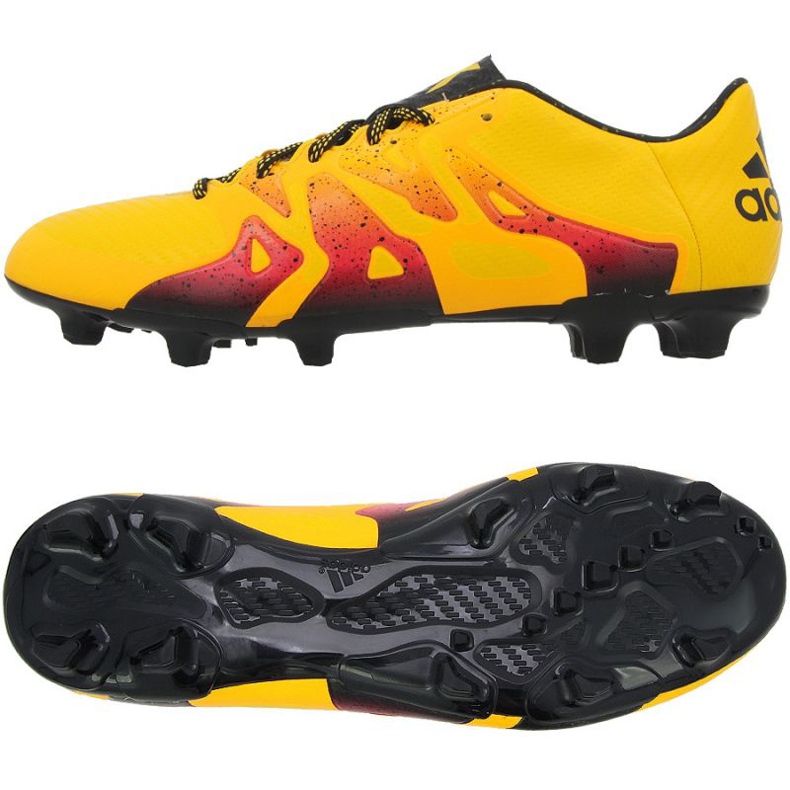 Cizmele de fotbal adidas X 15.3 FG / AG M. portocale Cizmele de fotbal adidas X 15.3 FG / AG M. portocale