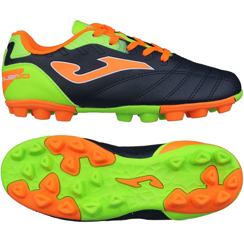 Joma Toledo Fg Jr TOLJS.703.22 ghete de fotbal negru negru Joma Toledo Fg Jr TOLJS.703.22 ghete de fotbal negru negru
