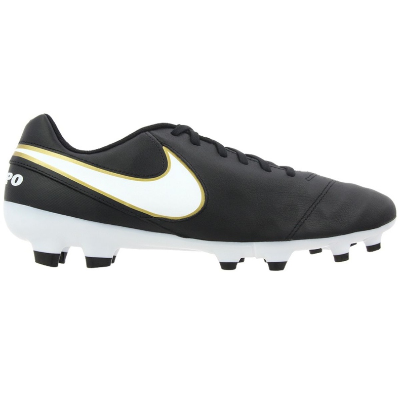 Pantofi de fotbal Nike Tiempo Genio Ii Leather Fg M 819213-010 negru negru
