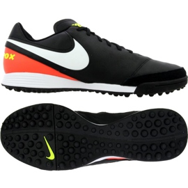 Pantof de fotbal Nike Tiempo Genio Ii negru Pantof de fotbal Nike Tiempo Genio Ii negru