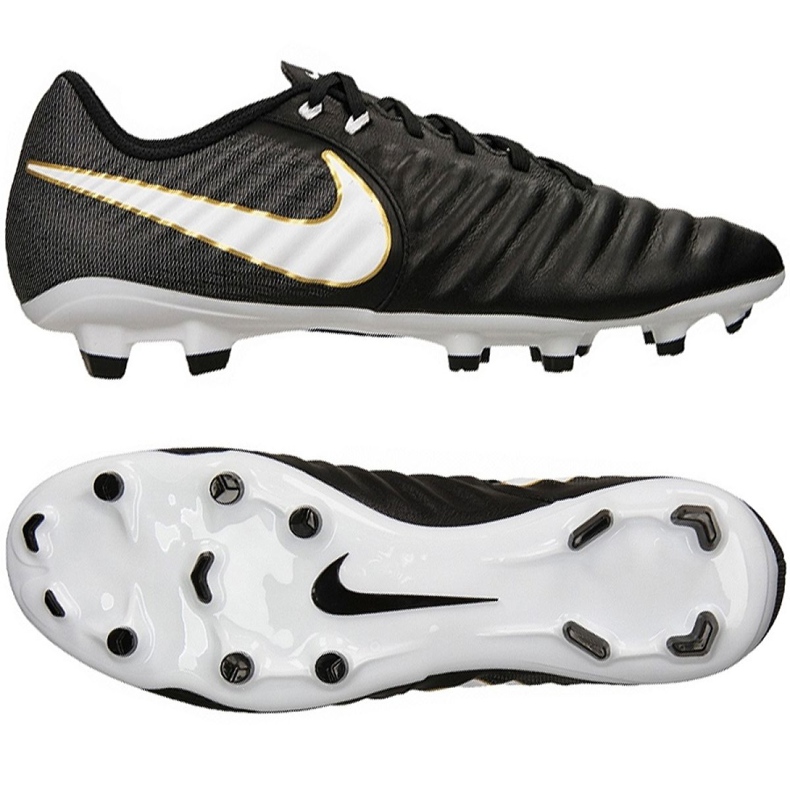 Ghete de fotbal Nike Tiempo Ligera Iv Fg M 897744-002 negru negru Ghete de fotbal Nike Tiempo Ligera Iv Fg M 897744-002 negru negru