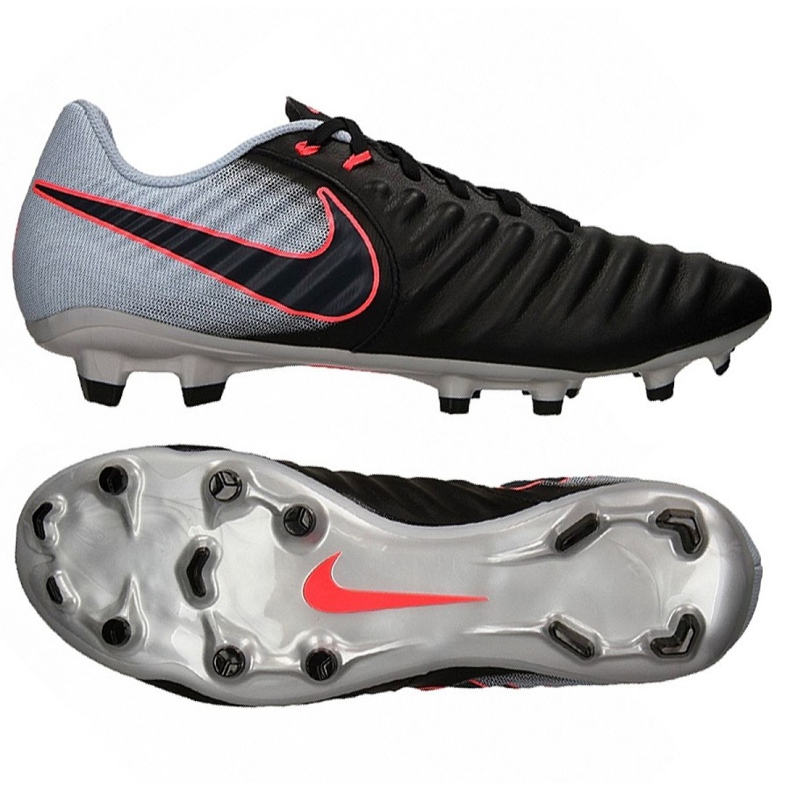 Ghete de fotbal Nike Tiempo Ligera Iv Fg M 897744-004 multicolor negru Ghete de fotbal Nike Tiempo Ligera Iv Fg M 897744-004 multicolor negru