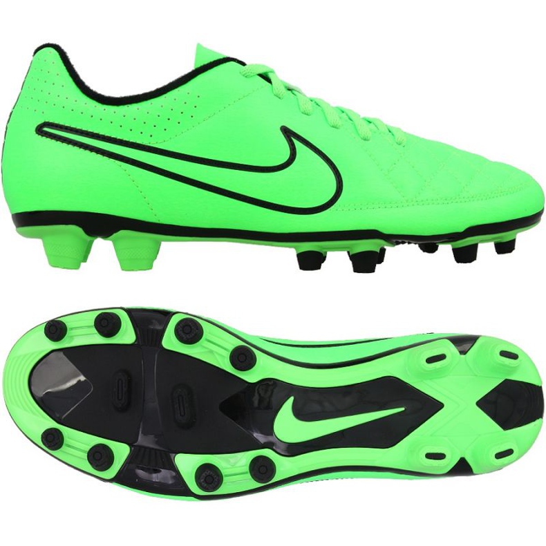 Ghete de fotbal Nike Tiempo Rio Fg M verde