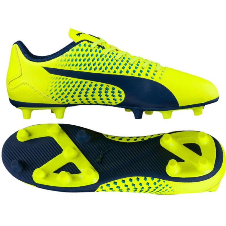 Ghete de fotbal Puma Adreno Iii Fg Safety M 104046 09 galben galben