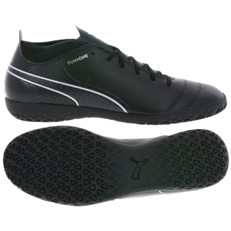 Ghete de fotbal Puma One 17.4 It M 104079 04 negru negru
