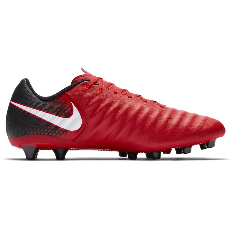Ghete de fotbal Nike Tiempo Ligera Iv Ag Pro M 897743-616 roșu roșu