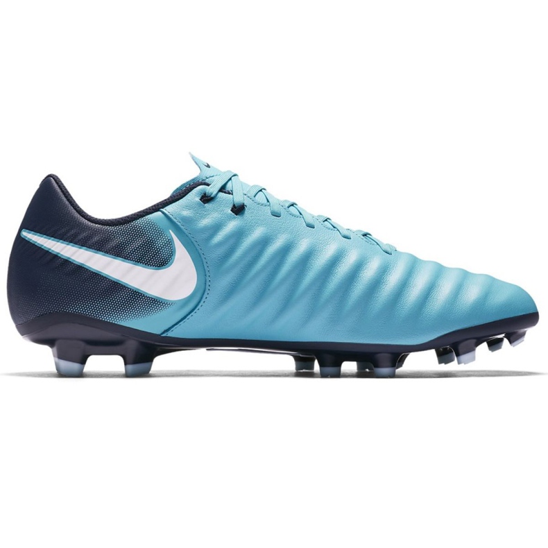 Ghete de fotbal Nike Tiempo Ligera Iv Fg M 897744-414 albastru