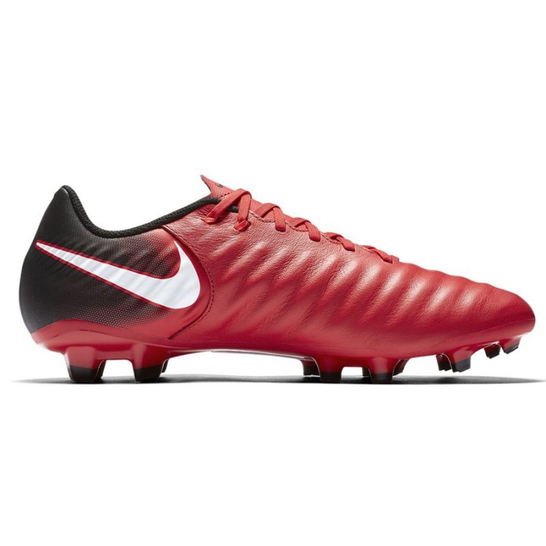 Ghete de fotbal Nike Tiempo Ligera Iv Fg M 897744-616 roșu