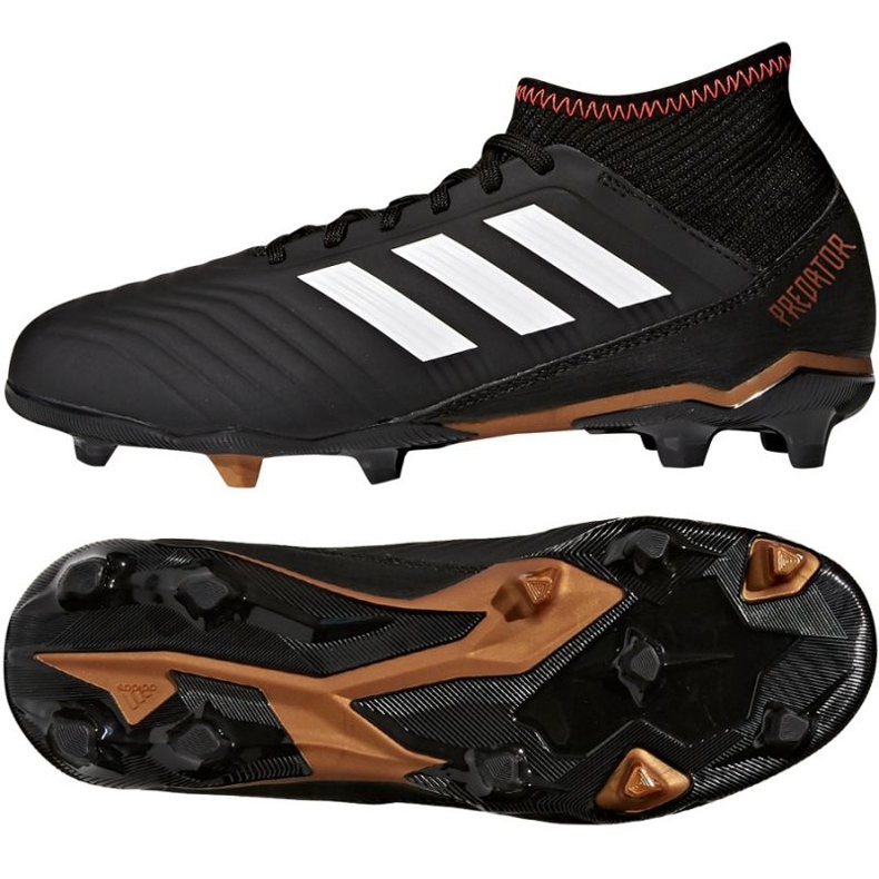 Ghete de fotbal Adidas Predator 18.3 FG Jr CP9010 negru