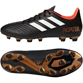 Ghete de fotbal Adidas Predator 18.4 FxG M CP9265 negru negru
