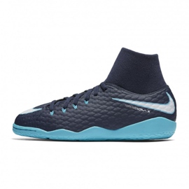 Încălțăminte de interior Nike HypervenomX Phelon Iii Df Ic Jr 917774-414 multicolor albastru