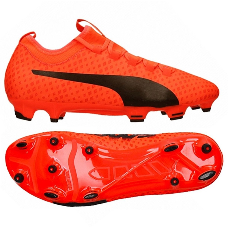 Ghete de fotbal Puma Evo Power Vigor 3 Fg M 104297 01 multicolor roșu Ghete de fotbal Puma Evo Power Vigor 3 Fg M 104297 01 multicolor roșu