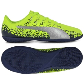 Pantofi de fotbal Puma Evo Power Vigor 4 Graph It Jr 104467 02 galben multicolor Pantofi de fotbal Puma Evo Power Vigor 4 Graph It Jr 104467 02 galben multicolor