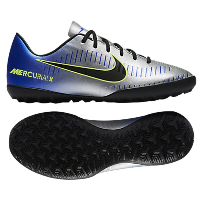 Ghete de fotbal Nike MercurialX Victory Vi Neymar Tf Jr 921494-407 multicolor albastru