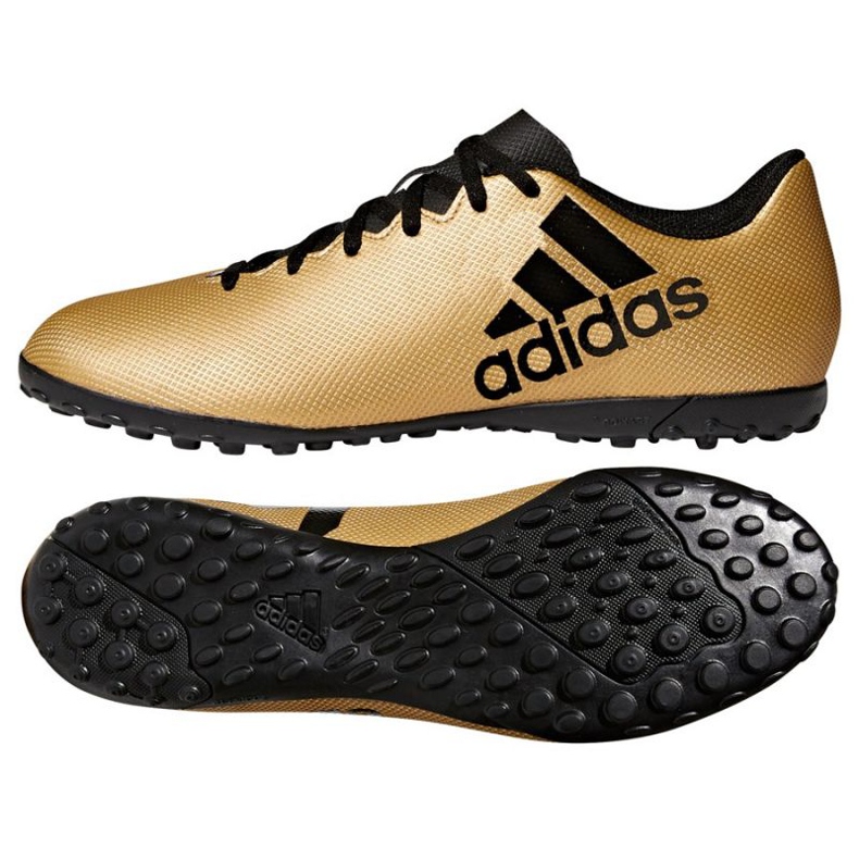 Ghete de fotbal Adidas X Tango 17.4 Tf M CP9146 de aur de aur Ghete de fotbal Adidas X Tango 17.4 Tf M CP9146 de aur de aur