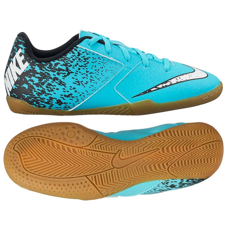 Pantofi de sală Nike Bombax Ic Jr 826487-410 albastru albastru