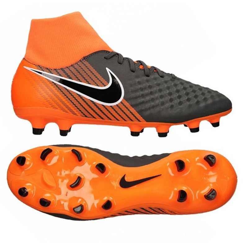 Pantofi de fotbal Nike Obra Ii Academy Df Fg M AH7303-080 negru multicolor
