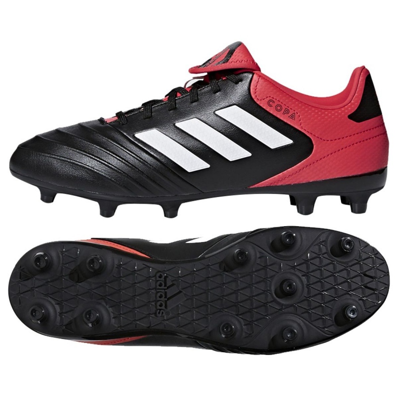 Ghete de fotbal Adidas Copa 18.3 Fg M CP8957 negru negru Ghete de fotbal Adidas Copa 18.3 Fg M CP8957 negru negru
