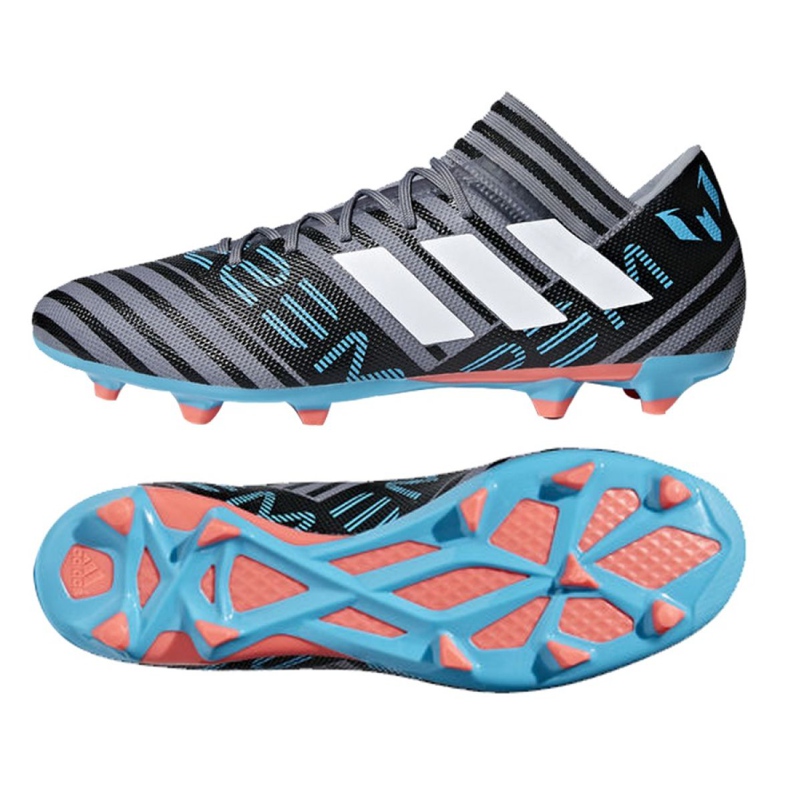 Ghete de fotbal Adidas Nemeziz Messi 17.3 Fg M CP9037 negru negru