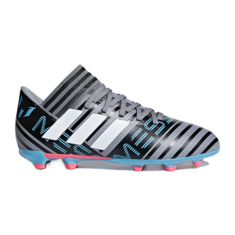 Ghete de fotbal Adidas Nemeziz Messi 17.3 Fg Jr CP9174 gri negru
