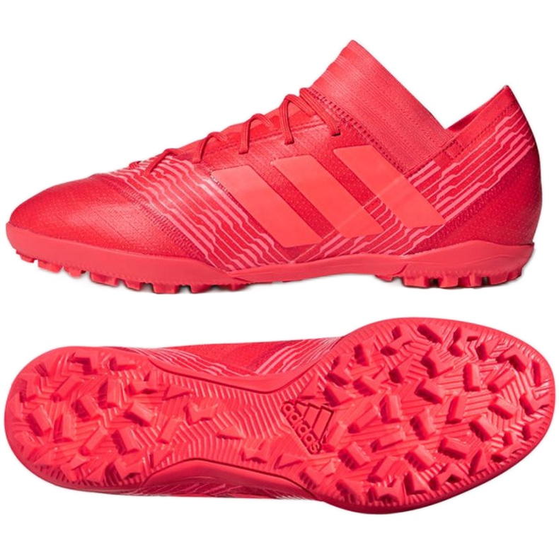 Ghete de fotbal Adidas Nemeziz Tango 17.3 Tf M CP9100 roșu roșu