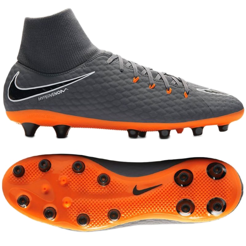 Pantof de fotbal Nike Hypervenom Phantom 3 gri