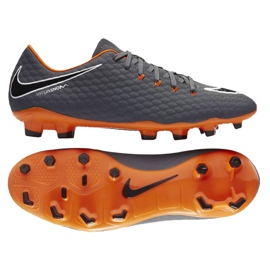 Pantofi de fotbal Nike Hypervenom Phantom 3 Academy Fg M AH7271-081 gri gri