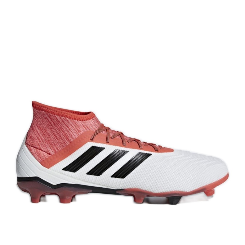 Ghete de fotbal Adidas Predator 18.2 Fg M CM7666 multicolor alb Ghete de fotbal Adidas Predator 18.2 Fg M CM7666 multicolor alb