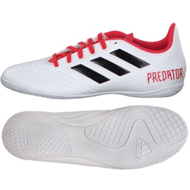 Pantofi de interior Adidas Predator Tango alb