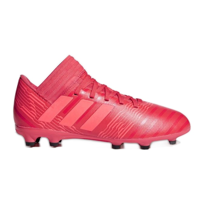 Ghete de fotbal adidas Nemeziz 17.3 Fg Jr CP9166 roșu roșu Ghete de fotbal adidas Nemeziz 17.3 Fg Jr CP9166 roșu roșu