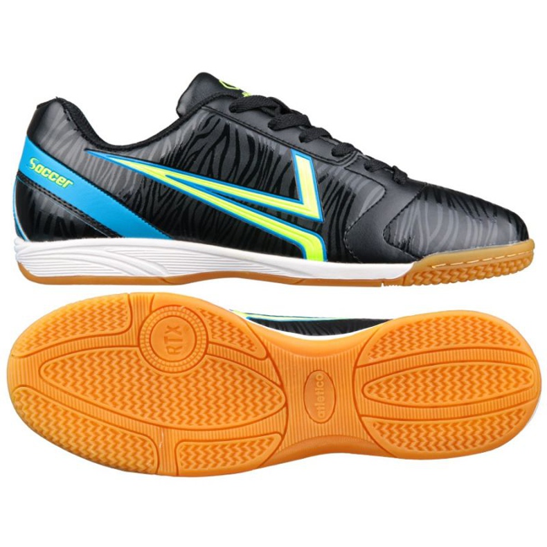 Ghete de fotbal Atletico In Jr 7336 negru Ghete de fotbal Atletico In Jr 7336 negru