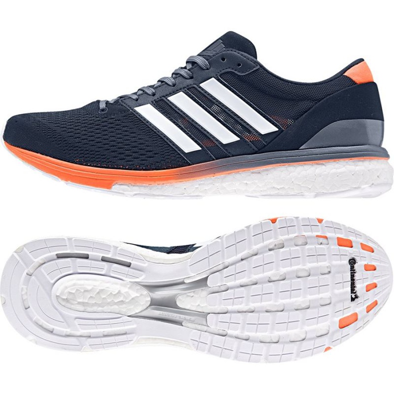 Pantofi de alergat adidas Adizero Boston 6 M BB6412 albastru marin