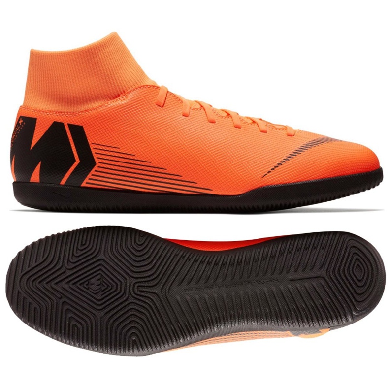 Pantofi de fotbal Nike Mercurial Superfly 6 Club Ic M AH7371-810 portocale portocale