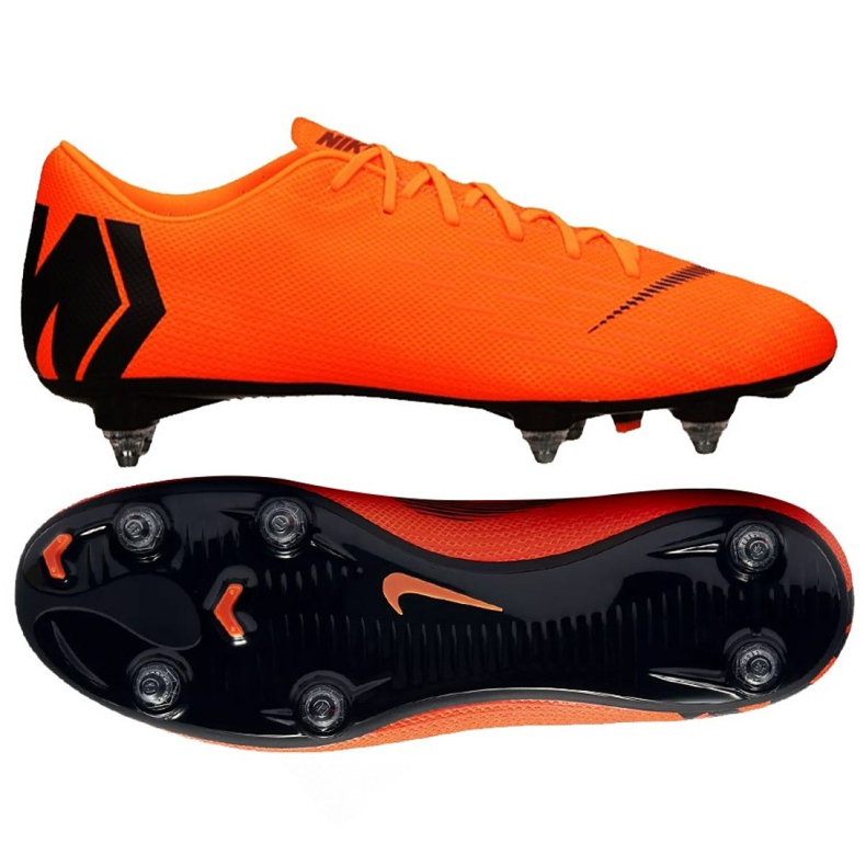 Pantofi de fotbal Nike Mercurial Vapor 12 Academy Sg Pro M AH7376-810 portocale portocale
