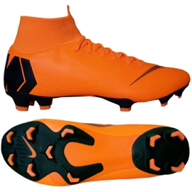 Pantofi de fotbal Nike Mercurial Superfly 6 Pro Fg M AH7368-810 portocale portocale Pantofi de fotbal Nike Mercurial Superfly 6 Pro Fg M AH7368-810 portocale portocale