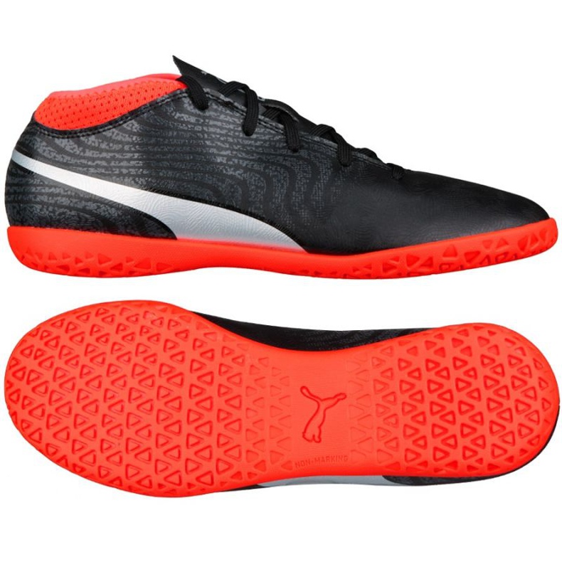 Ghete de fotbal Puma One 18.4 It Junior negru