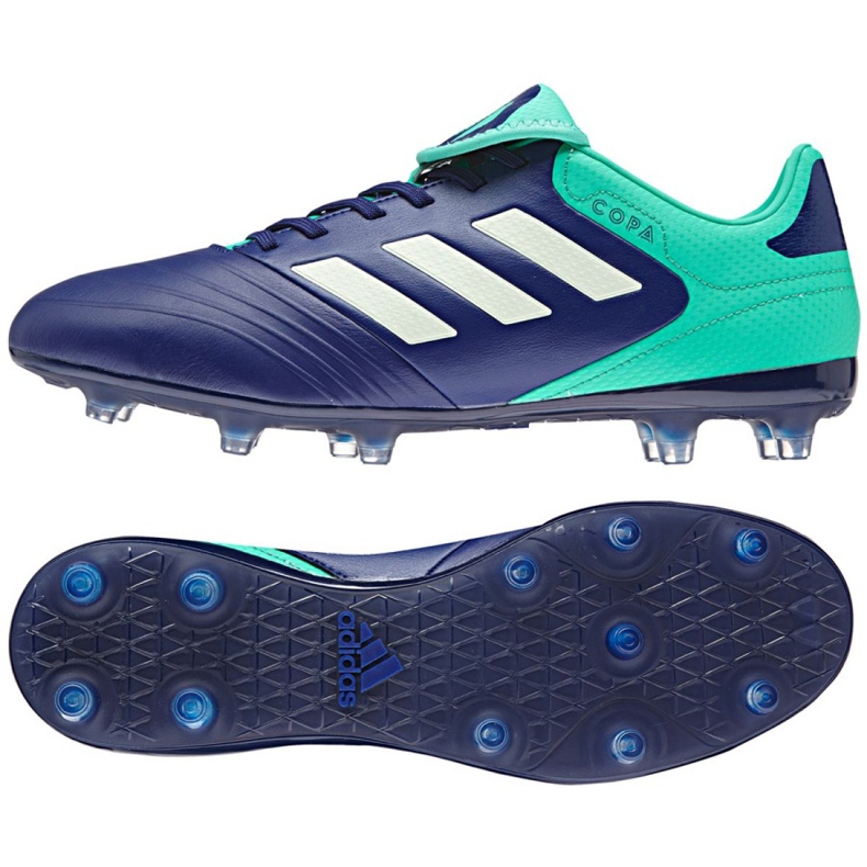 Ghete de fotbal Adidas Copa 18.3 Fg M CP8959 multicolor albastru marin