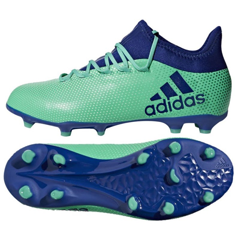 Ghete de fotbal Adidas X 17.1 Fg Jr CP8980 multicolor albastru