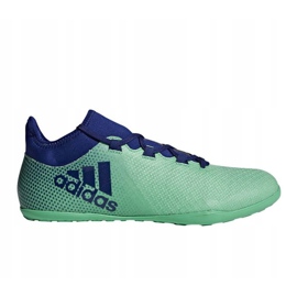 Încălțăminte de interior adidas X Tango 17.3 In M CP9142 albastru turcoaz verde