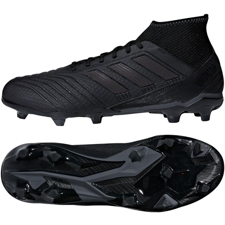 Ghete de fotbal Adidas Predator 18.3 Fg M CP9303 negru negru
