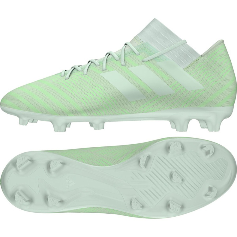 Ghete de fotbal Adidas Nemeziz 17.3 Fg M CP8989 verde verde