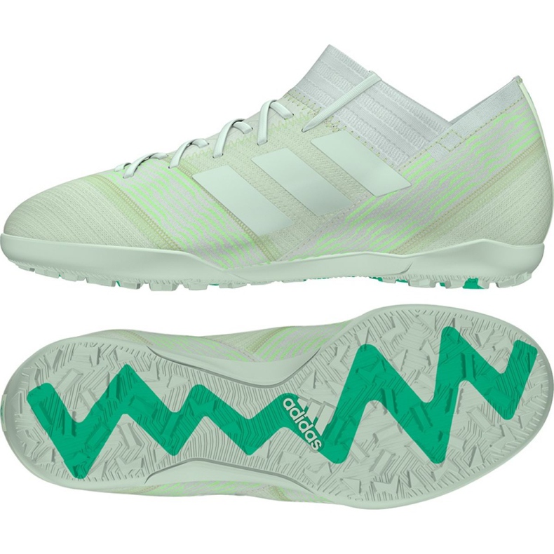 Ghete de fotbal Adidas Nemeziz Tango 17.3 Tf Jr CP9240 verde verde