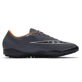 Pantofi de fotbal Nike Hypervenom PhantomX 3 Academy Tf M AH7279-081-S gri gri