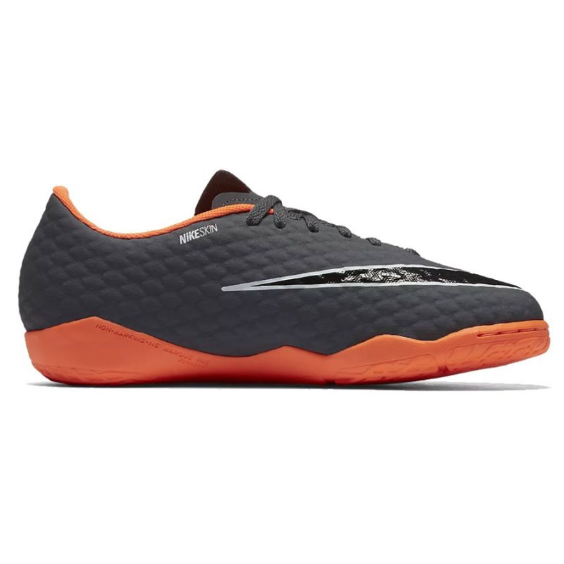 Pantofi de fotbal Nike Hypervenom PhantomX 3 Academy IC JR AH7295-081-S gri