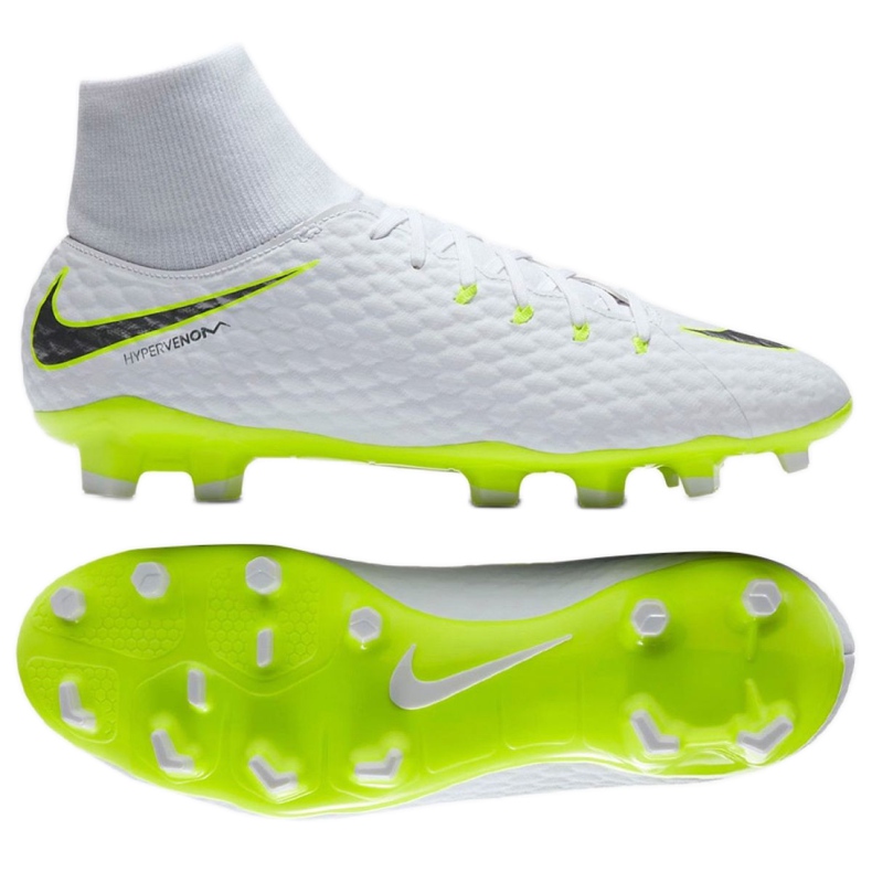 Pantofi de fotbal Nike Hypervenom Phantom 3 Academy Df Fg M AH7268-107 multicolor alb Pantofi de fotbal Nike Hypervenom Phantom 3 Academy Df Fg M AH7268-107 multicolor alb